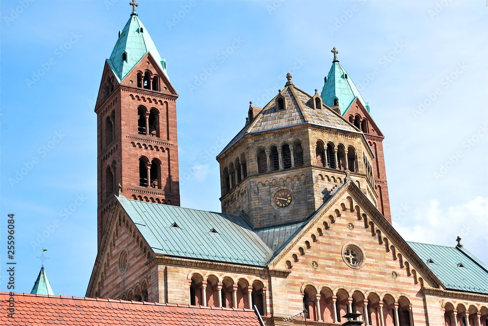 Fototapeta premium Turmlandschaft zu Speyer