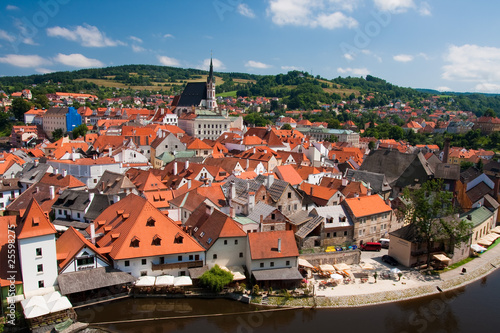 View on Cesky Krumlov