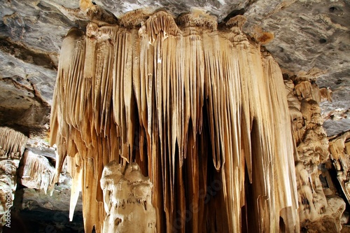 Stalactites in Cavern photo