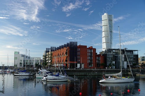 Canvas Print Malmo Western Harbor
