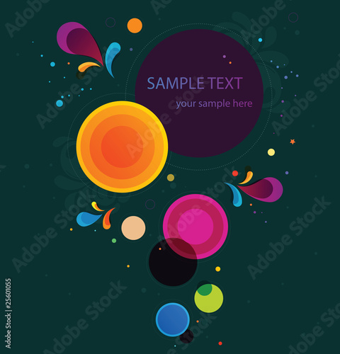 Abstract colorful background in vector
