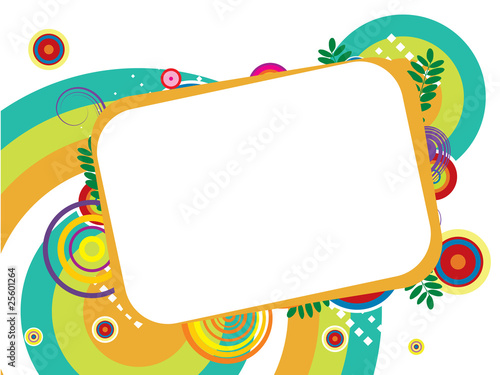 Illustrated of colors design, colorful background