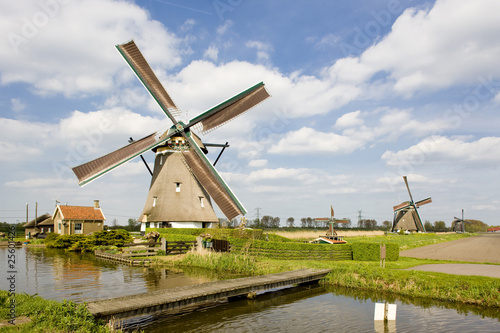 windmills, Zevenhuizen, Netherlands