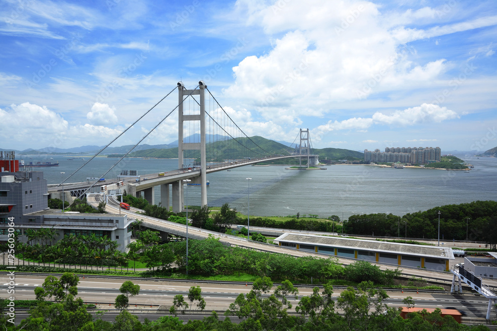 Fototapeta premium Tsing Ma Bridge