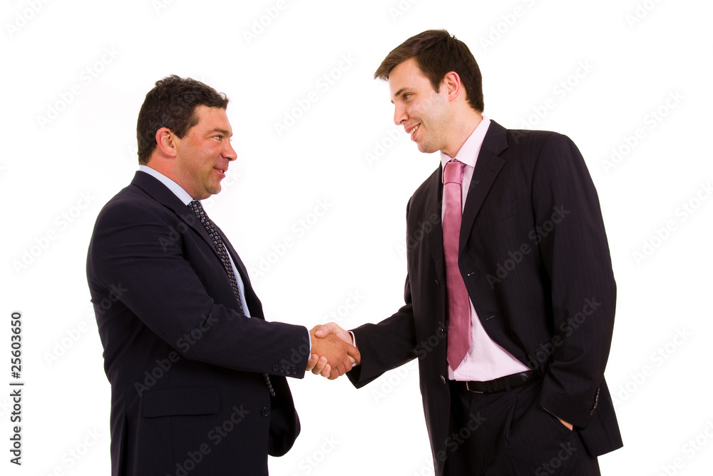 Business team hand shake at the office Business team hand shake at the office