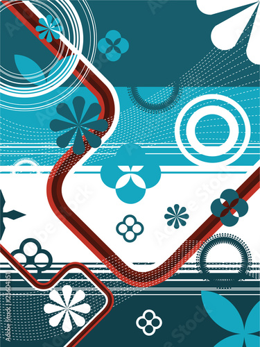 Illustrated of colors design, colorful background