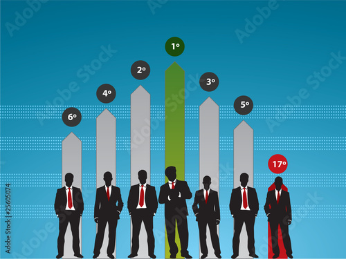 success people in business graph finance