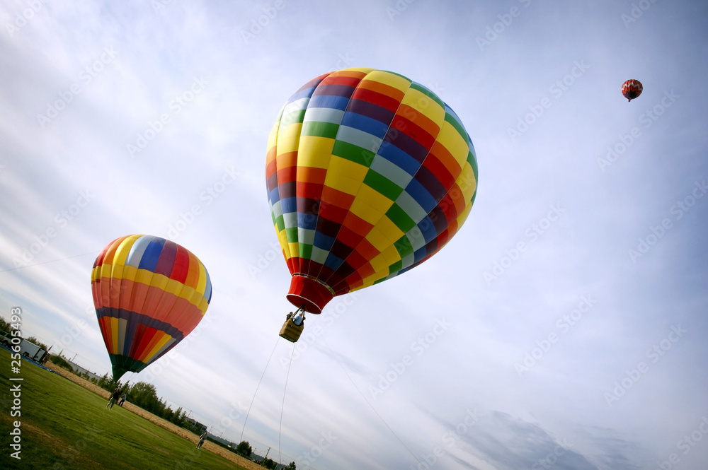 Obraz premium Bright Air Balloons