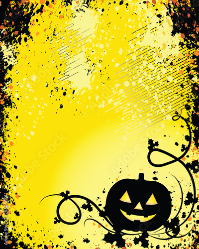 A Glowing Background for Halloween