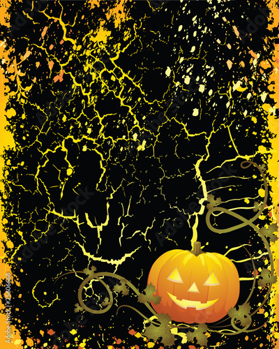 A Glowing Background for Halloween