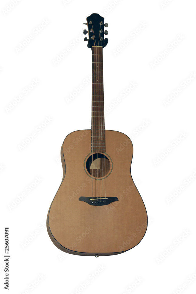 Naklejka premium isolated guitar