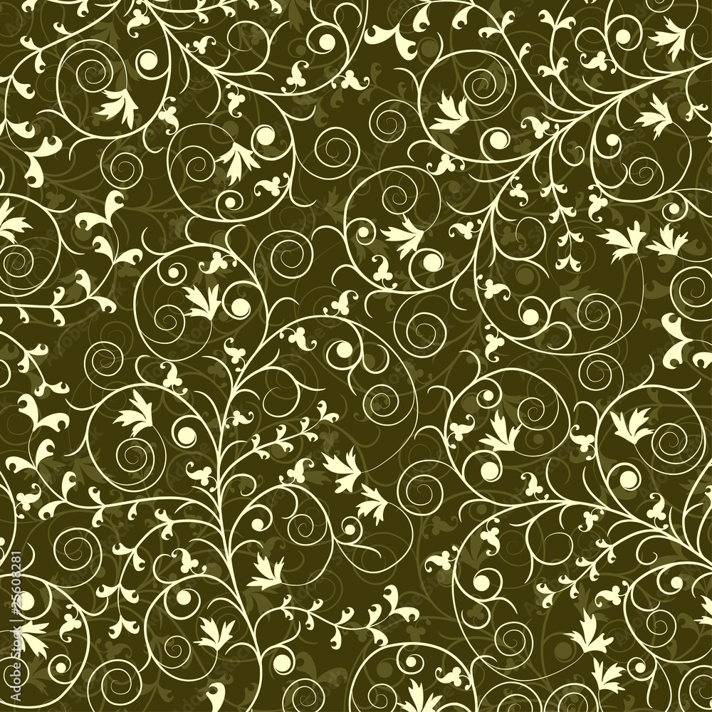 Decorative floral pattern, vector Decorative floral pattern, vector