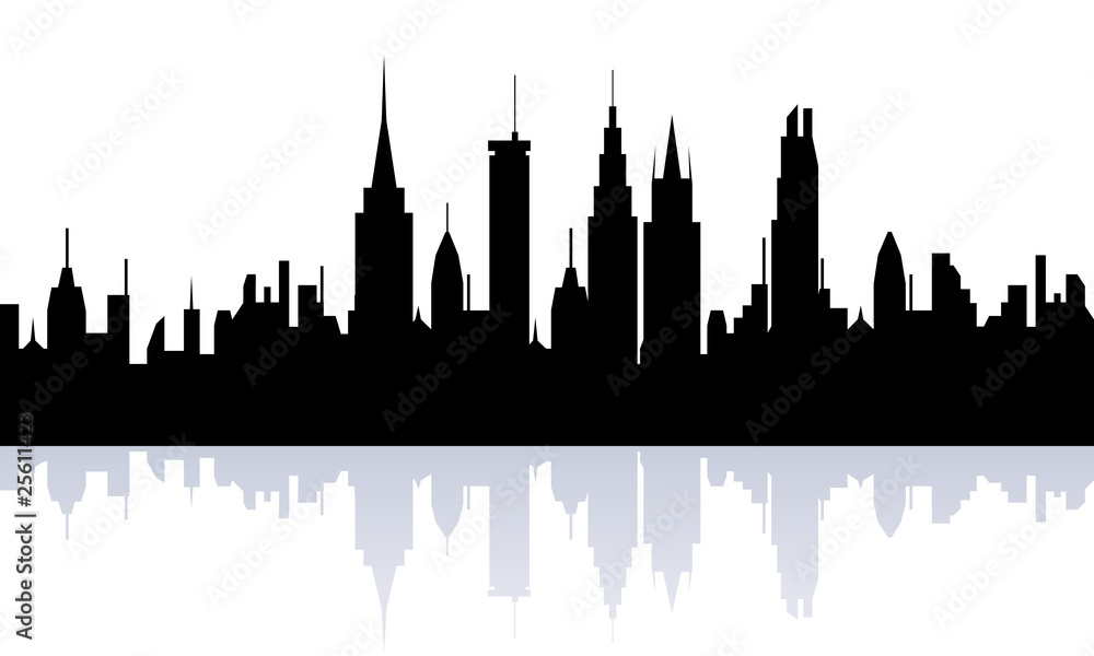 Cityview silhouette