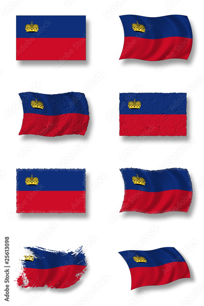 Flag of Lichtenstein Flag of Lichtenstein