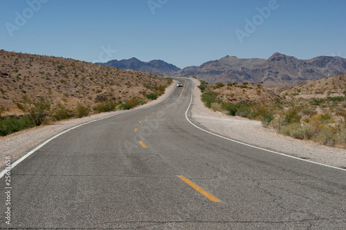 Winding desert road © soleilc1