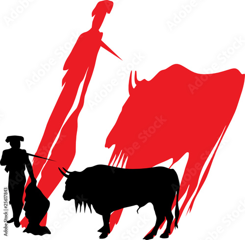 toreador and bull