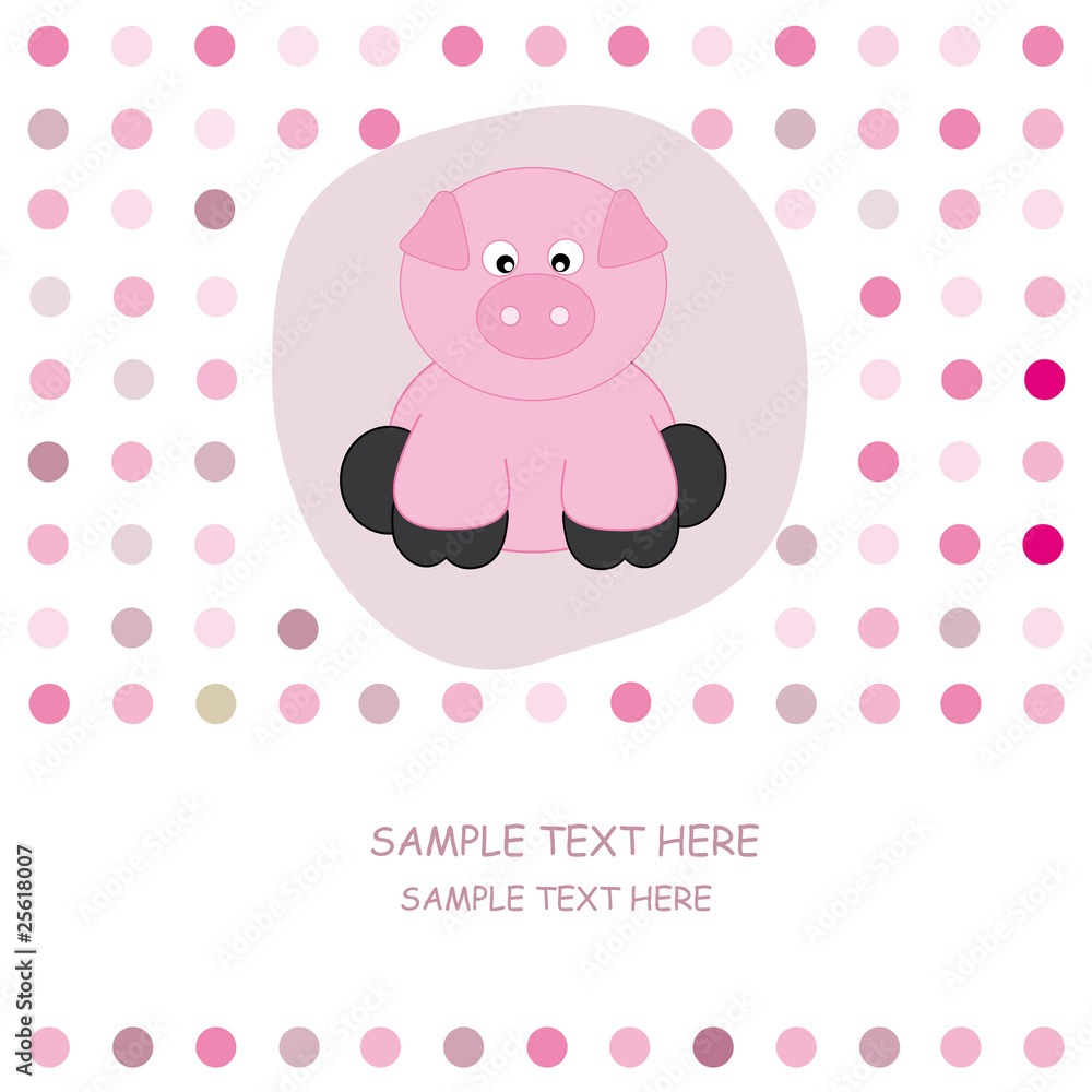 Tarjeta postal infantil