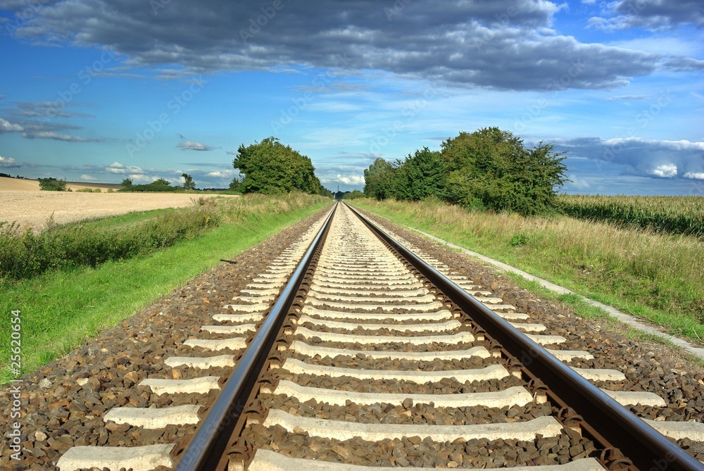Fototapeta premium railway tracks