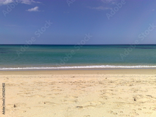 Sandstrand Mittelmeer, Italien