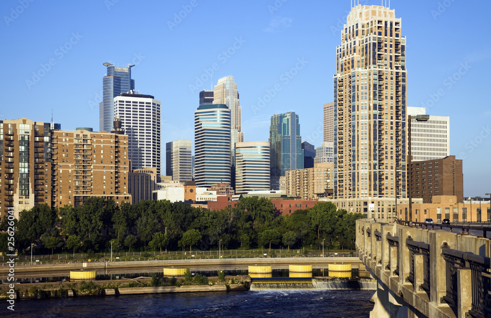 Colorful Buildings in Minneapolis
