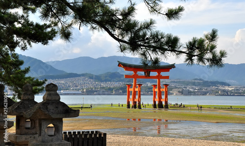 torii de miyajima photo