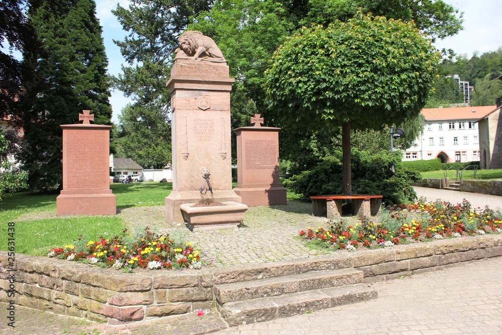 Bad Herrenalb - Kriegsdenkmal (Klosterstrasse)