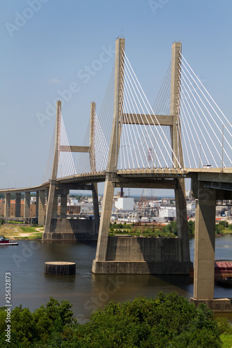 Suspension Bridge In Mobile Alabama