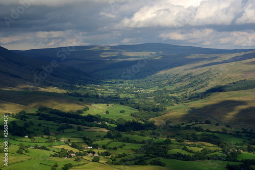 View of Garsdale (Yorkshire Dales) from the Howgills