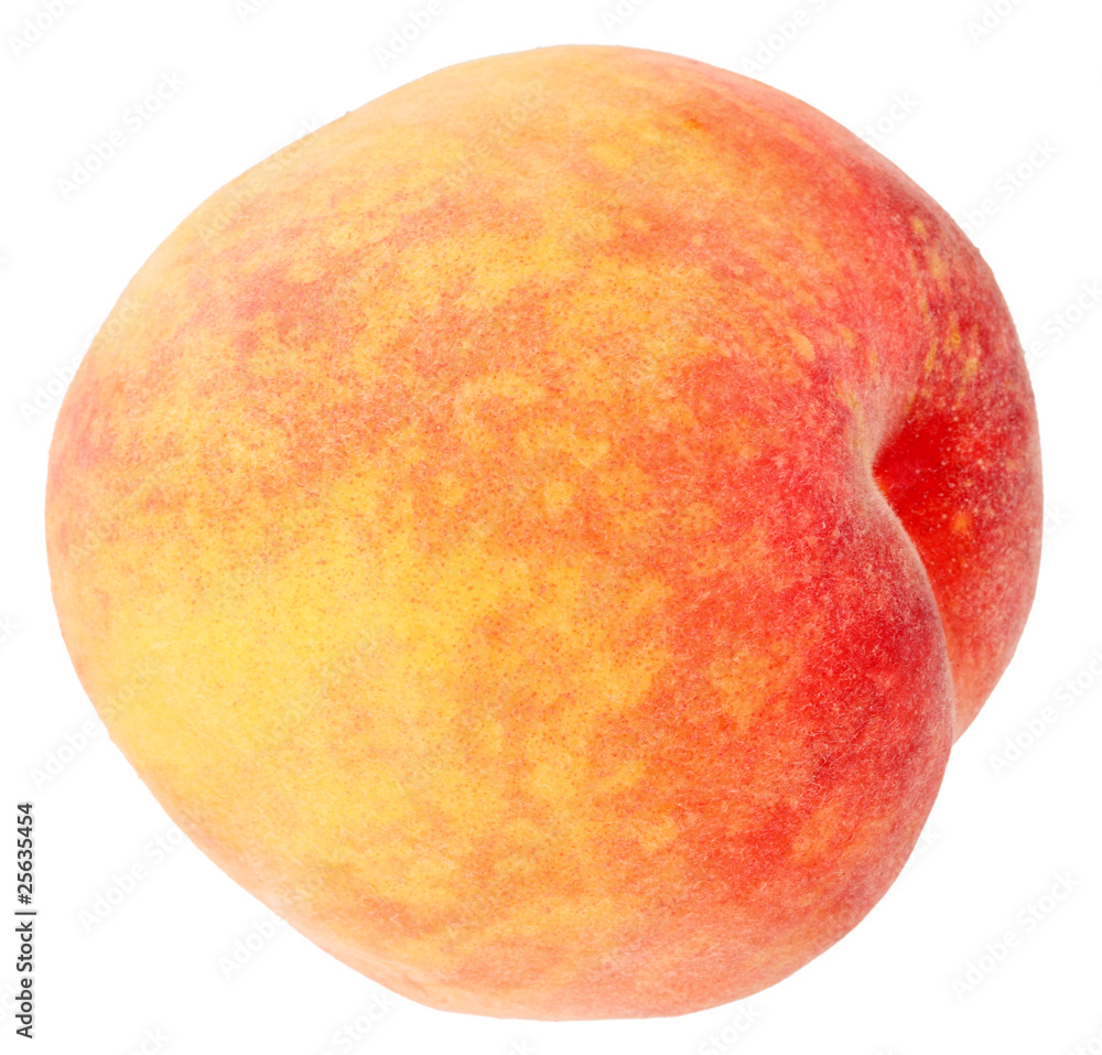 Single a red-yellow peach Single a red-yellow peach