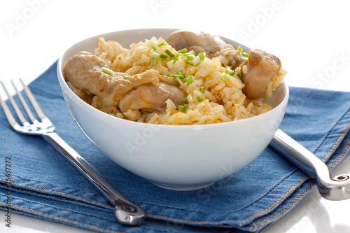 rice and chicken pilaf