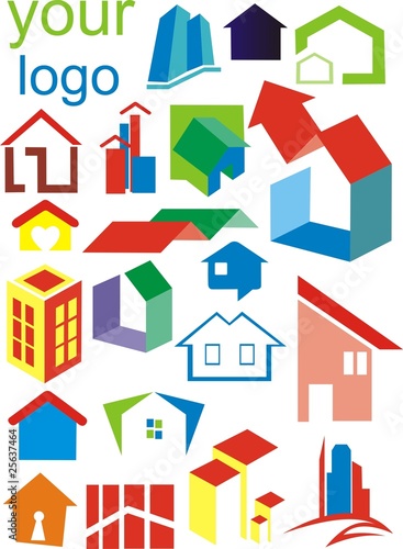 set of logotips