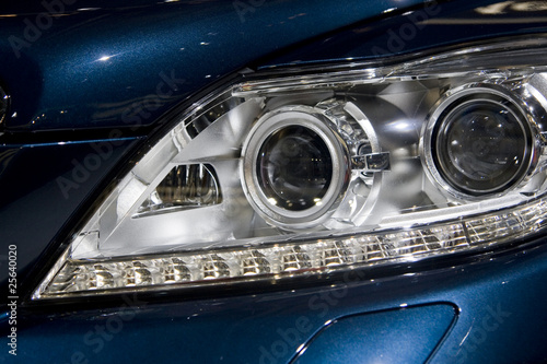 headlight close-up