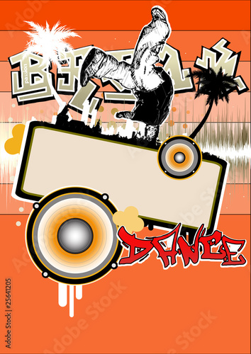 break dance poster