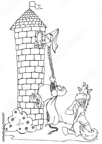 Rapunzel, Märchen, unfähig, Missgeschick, Prinz