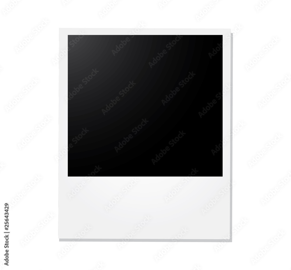 Polaroid Foto Stock Vector | Adobe Stock