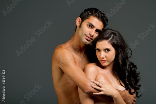 Young ethnic couple