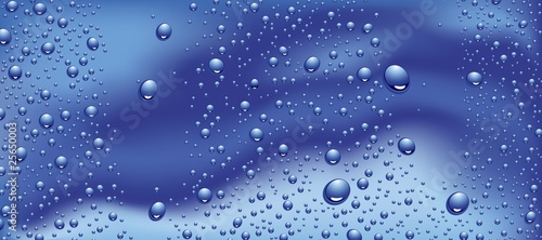 water drop on glass