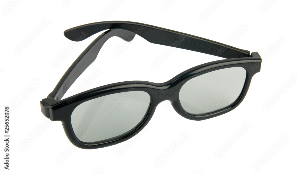 3d glasses isolated in white background 3d glasses isolated in white background