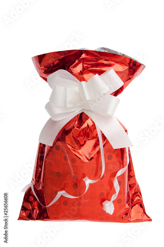 red gift package- pacco regalo rosso