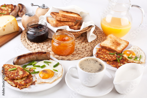 Traditional Manhattan brunch