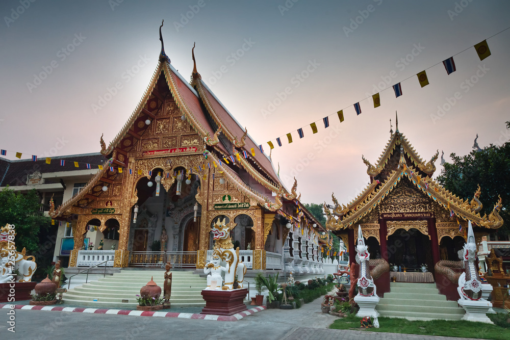 Wat Phra Singh temple in Chiang Mai, Thailand Wat Phra Singh temple in Chiang Mai, Thailand