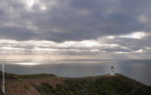 The Lighthouse at Cape Reginga in New Zealand.
