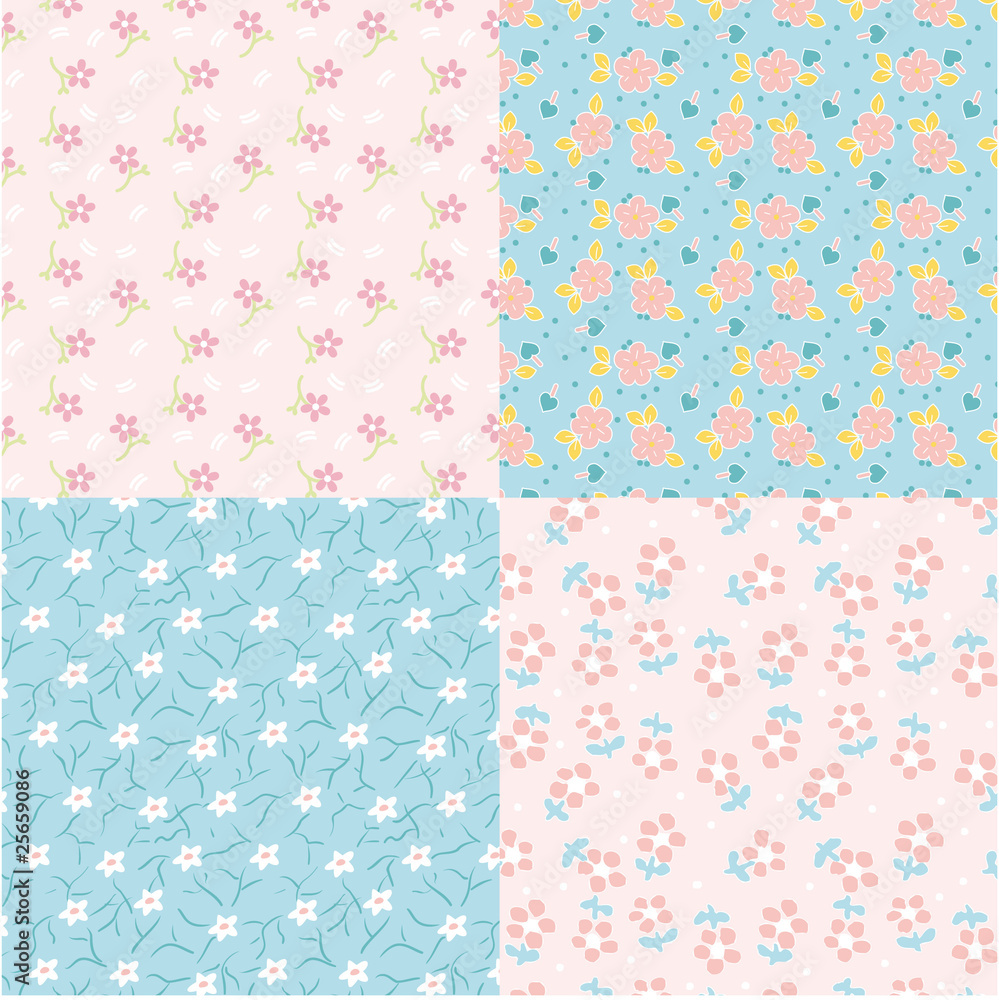 Little flowers all over textures Little flowers all over textures