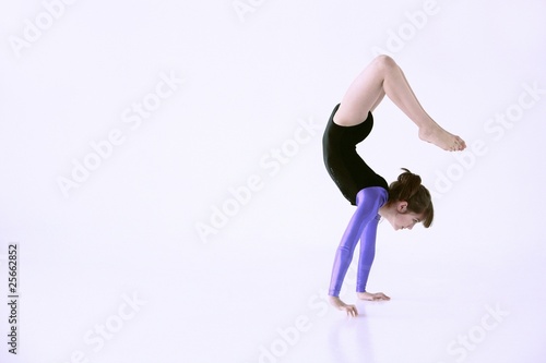 Girl Doing Handstand