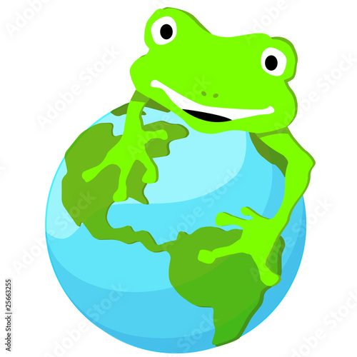 grenouille sur sa planète
