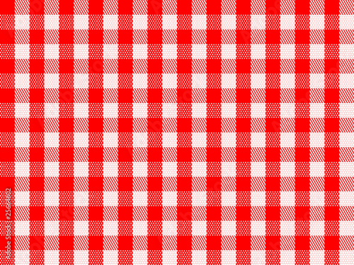 Checkered Traditional Red