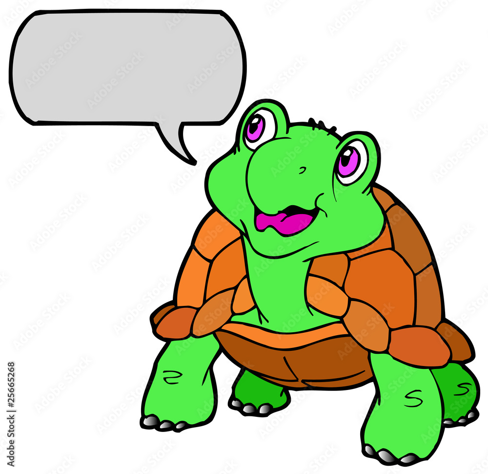 Obraz premium Little sea turtle