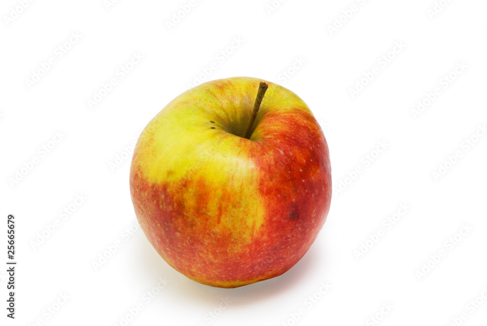 Apple isolated on the white background Apple isolated on the white background