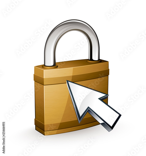 cadenas sécurité curseur