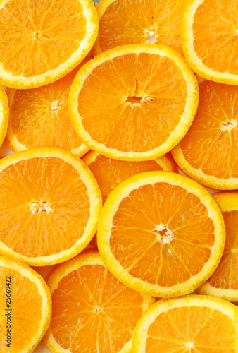 orange slices texture